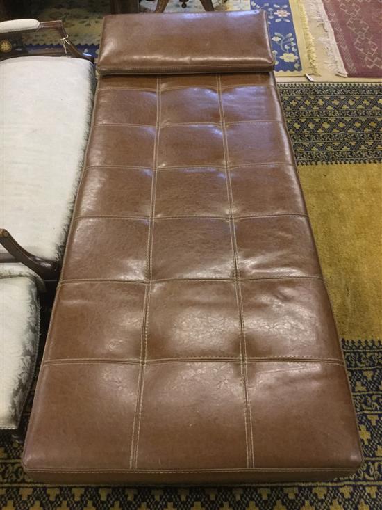 Leather day bed